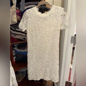 Zara White Lace Dress